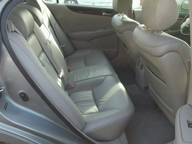 JTHBA30G645009491 - 2004 LEXUS ES GRAY photo 6