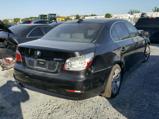 WBANU53549C122612 - 2009 BMW 528 I BLACK photo 4