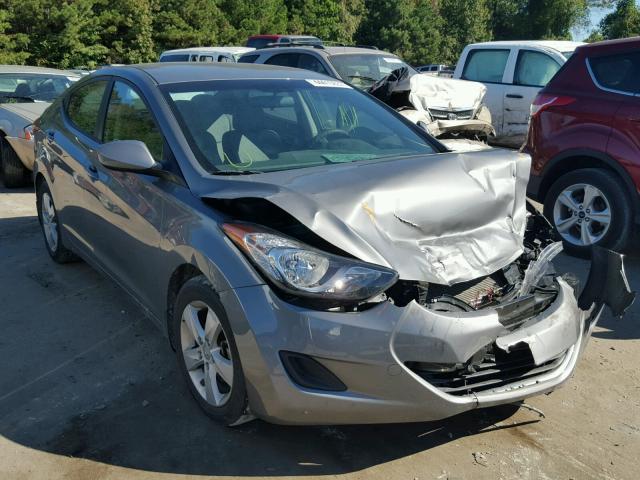 5NPDH4AE8DH397090 - 2013 HYUNDAI ELANTRA GL GRAY photo 1