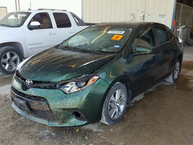 5YFBPRHE5EP012361 - 2014 TOYOTA COROLLA EC 绿色 照片 2