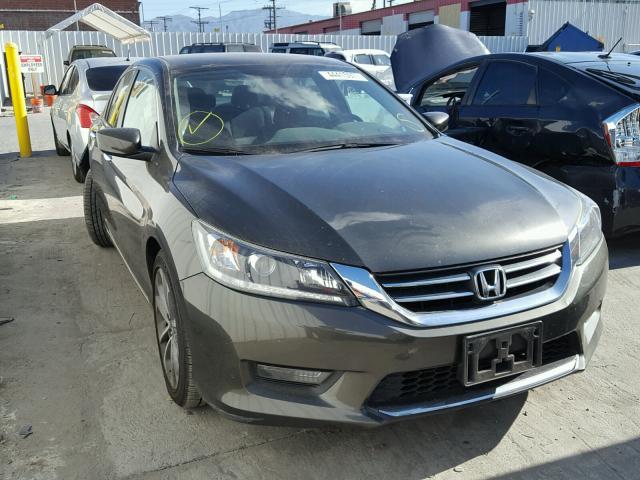 1HGCR2F51EA189844 - 2014 HONDA ACCORD SPO GRAY photo 1