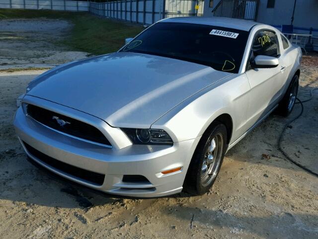 1ZVBP8AM2D5250088 - 2013 FORD MUSTANG SILVER photo 2