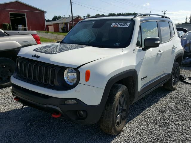 ZACCJBCB8HPE81429 - 2017 JEEP RENEGADE T WHITE photo 2