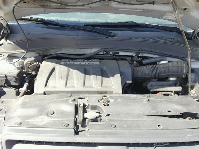 2HKYF18155H550907 - 2005 HONDA PILOT LX SILVER photo 7