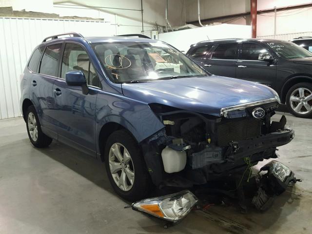 JF2SJAEC8EH486209 - 2014 SUBARU FORESTER 2 BLUE photo 1