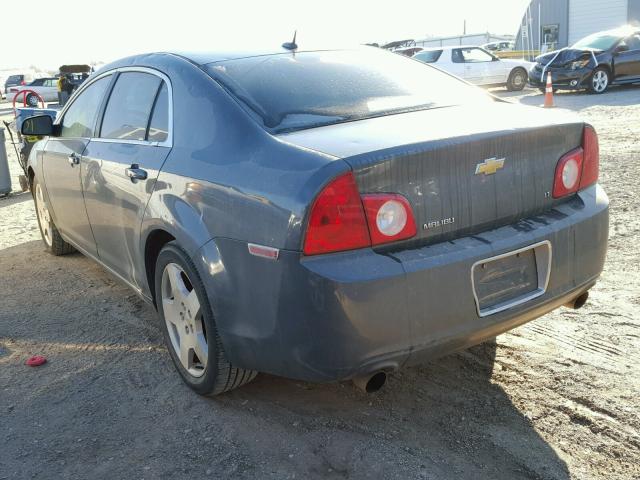 1G1ZJ57799F185334 - 2009 CHEVROLET MALIBU 2LT GRAY photo 3