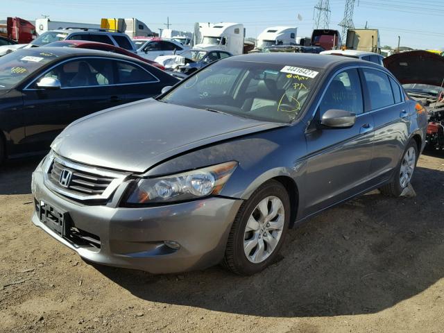 1HGCP36868A051095 - 2008 HONDA ACCORD EXL GRAY photo 2