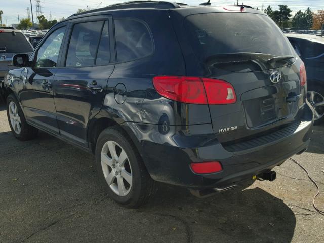5NMSH73EX9H232006 - 2009 HYUNDAI SANTA FE S BLUE photo 3