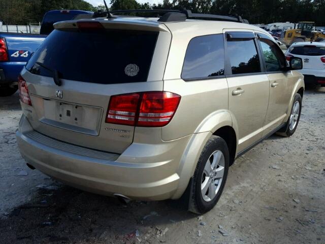 3D4PG5FV4AT161825 - 2010 DODGE JOURNEY SX GOLD photo 4