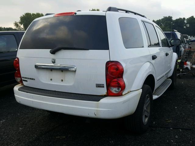 1D8HB58D85F623437 - 2005 DODGE DURANGO LI WHITE photo 4