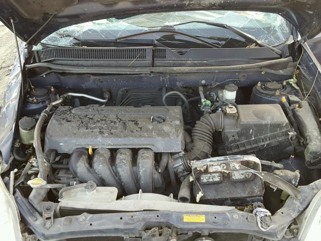 2T1KR32E65C408492 - 2005 TOYOTA COROLLA MA BLUE photo 7