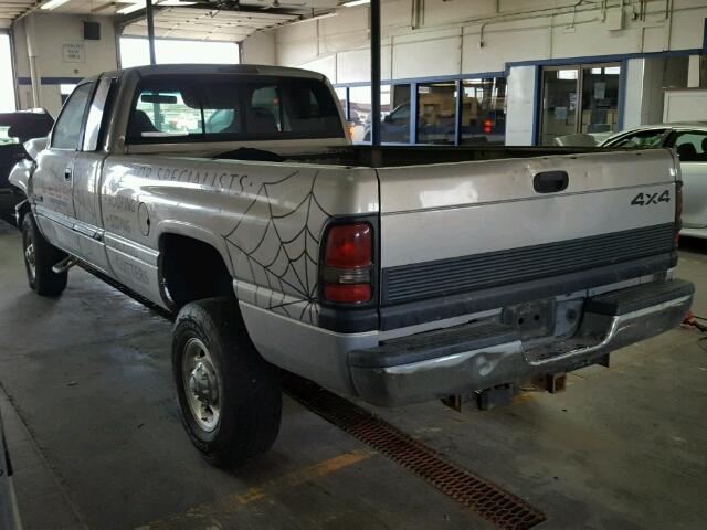 1B7KF2363YJ111439 - 2000 DODGE RAM 2500 GRAY photo 3