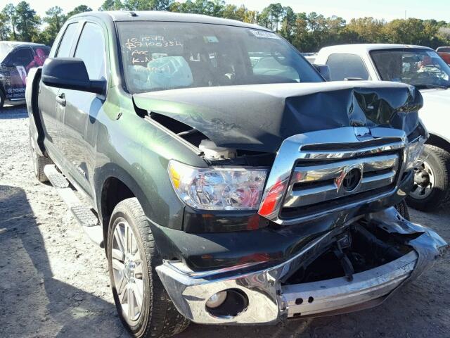 5TFRM5F14DX062989 - 2013 TOYOTA TUNDRA DOU GREEN photo 1