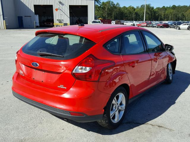 1FADP3K20DL139245 - 2013 FORD FOCUS SE RED photo 4