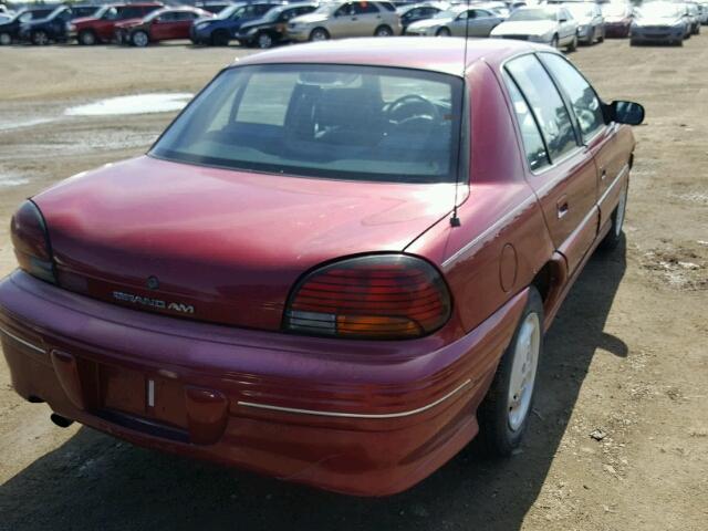 1G2NE52M7WC737986 - 1998 PONTIAC GRAND AM S Qırmızı foto 4