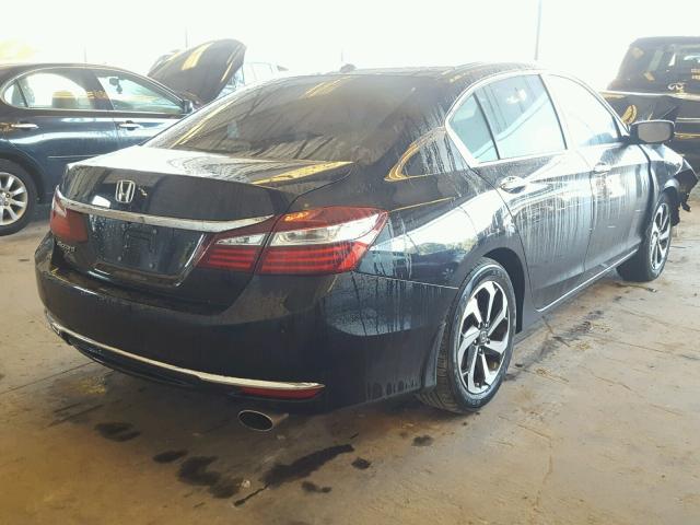 1HGCR2F93GA071770 - 2016 HONDA ACCORD EXL BLACK photo 4