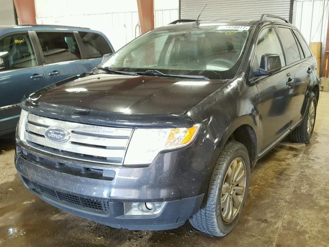 2FMDK38C07BB22504 - 2007 FORD EDGE BLACK photo 2