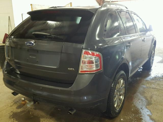 2FMDK38C07BB22504 - 2007 FORD EDGE BLACK photo 4