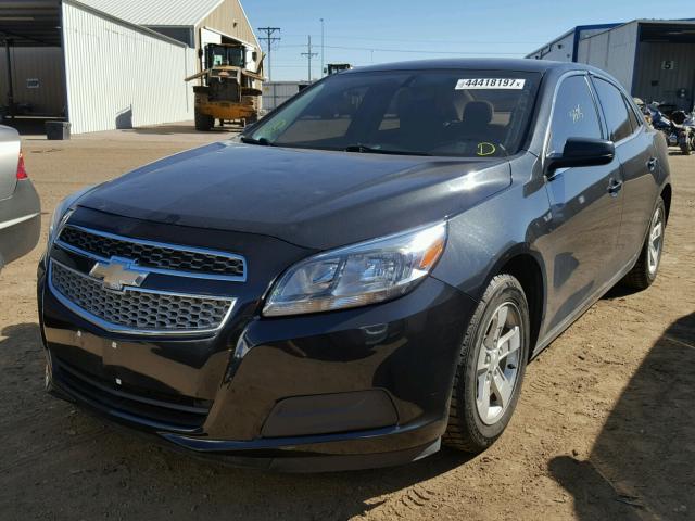 1G11B5SA7DF336421 - 2013 CHEVROLET MALIBU BLACK photo 2