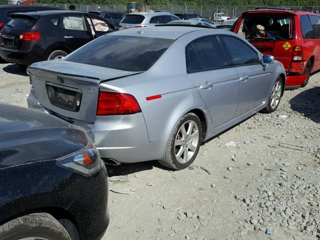 19UUA66274A004980 - 2004 ACURA TL SILVER photo 4