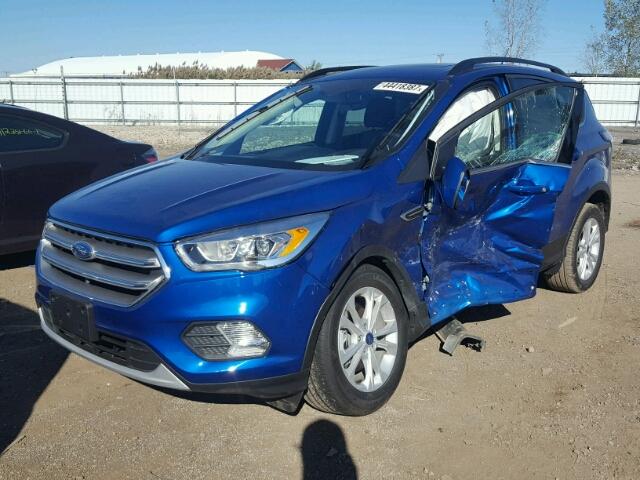 1FMCU0GD5HUE52424 - 2017 FORD ESCAPE SE BLUE photo 2