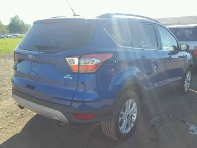 1FMCU0GD5HUE52424 - 2017 FORD ESCAPE SE 蓝色 照片 4