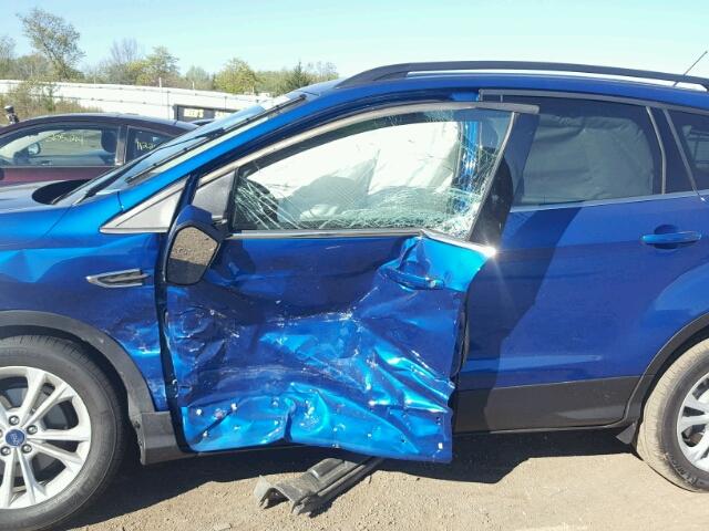 1FMCU0GD5HUE52424 - 2017 FORD ESCAPE SE 蓝色 照片 9