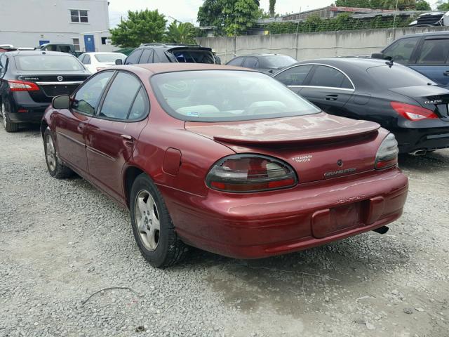 1G2WK52J81F110160 - 2001 PONTIAC GRAND PRIX BURGUNDY photo 3