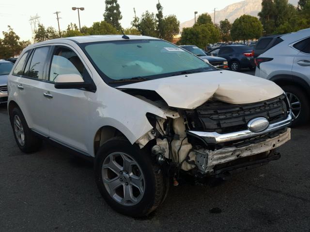 2FMDK3JC5BBB61494 - 2011 FORD EDGE SEL WHITE photo 1