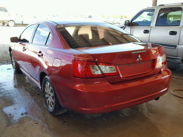 4A3AB36F79E035515 - 2009 MITSUBISHI GALANT ES RED photo 3