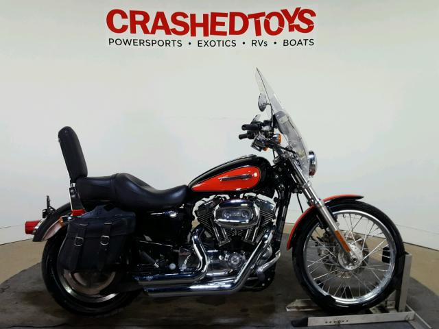 1HD1CT31X8K410210 - 2008 HARLEY-DAVIDSON XL1200 ORANGE photo 1