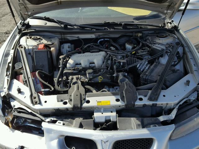 1G2WK52J61F126342 - 2001 PONTIAC GRAND PRIX SILVER photo 7