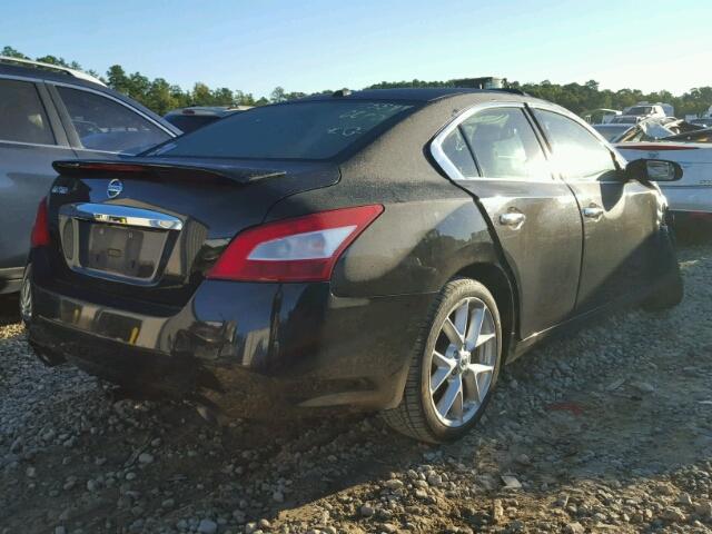 1N4AA51E79C814415 - 2009 NISSAN MAXIMA S BLACK photo 4