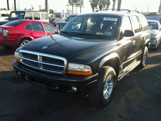 1D4HS48N33F629695 - 2003 DODGE DURANGO SL BLACK photo 2