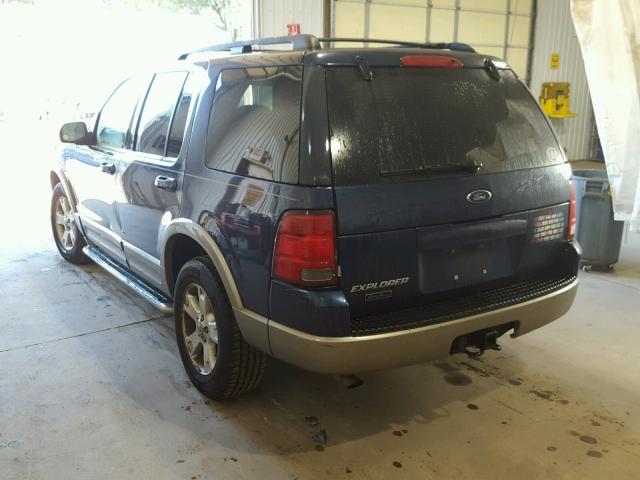 1FMZU64KX3UA62623 - 2003 FORD EXPLORER E BLUE photo 3