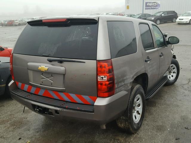 1GNSK2E05DR310970 - 2013 CHEVROLET TAHOE TAN photo 4