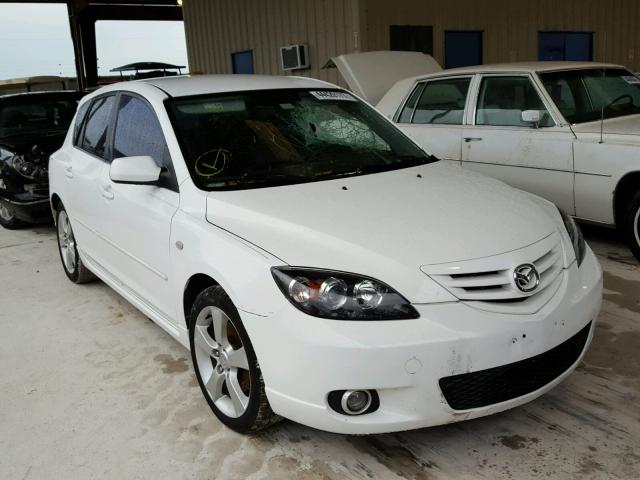 JM1BK143041133161 - 2004 MAZDA 3 HATCHBAC WHITE photo 1