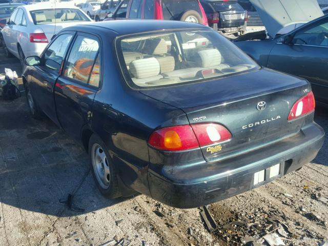 1NXBR12E4XZ275110 - 1999 TOYOTA COROLLA VE GREEN photo 3