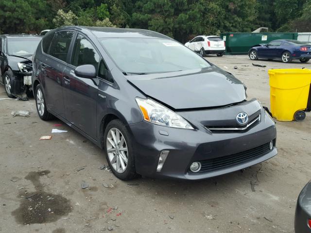 JTDZN3EU2C3081446 - 2012 TOYOTA PRIUS V GRAY photo 1