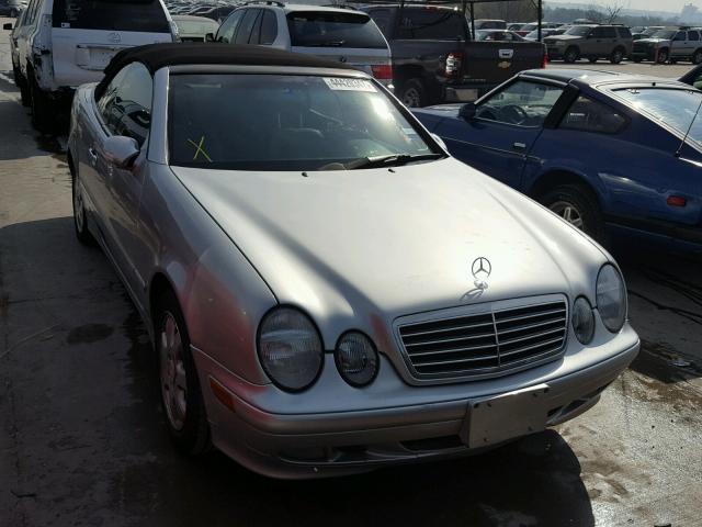 WDBLK65G22T093720 - 2002 MERCEDES-BENZ CLK 320 SILVER photo 1