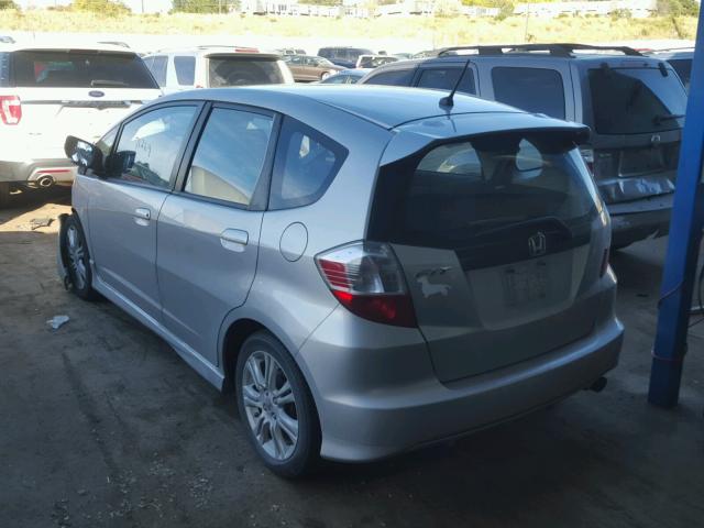 JHMGE8H58BC026280 - 2011 HONDA FIT SPORT SILVER photo 3