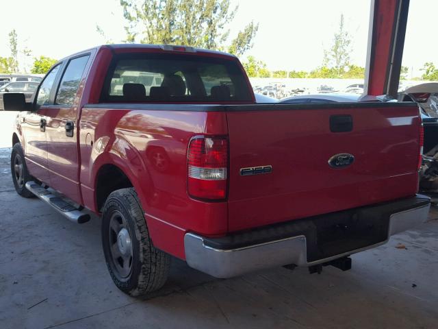 1FTPW12556KB74901 - 2006 FORD F150 SUPER RED photo 3