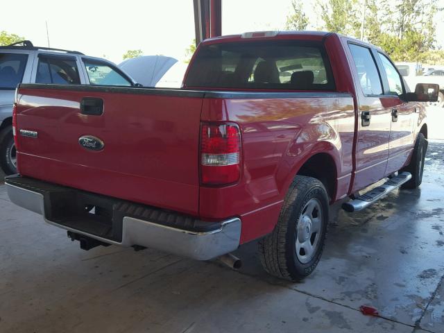 1FTPW12556KB74901 - 2006 FORD F150 SUPER RED photo 4