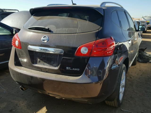 JN8AS5MV6BW294350 - 2011 NISSAN ROGUE MAROON photo 4