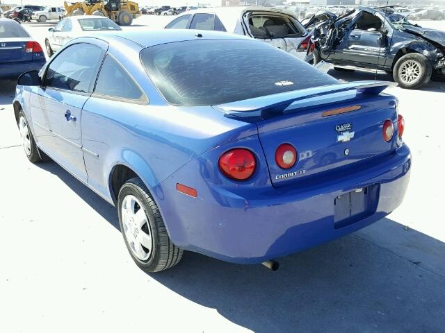 1G1AL18F887240368 - 2008 CHEVROLET COBALT LT BLUE photo 3