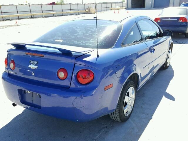 1G1AL18F887240368 - 2008 CHEVROLET COBALT LT BLUE photo 4