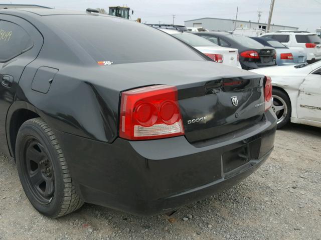 2B3LA43T89H616756 - 2009 DODGE CHARGER BLACK photo 9