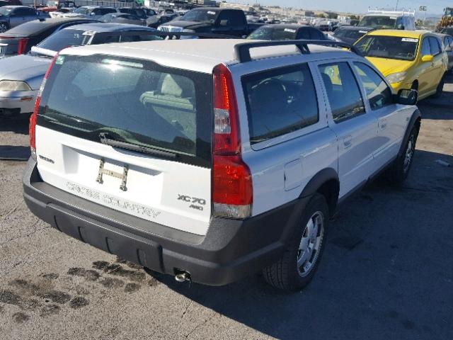 YV1SZ59HX41130026 - 2004 VOLVO XC70 WHITE photo 4