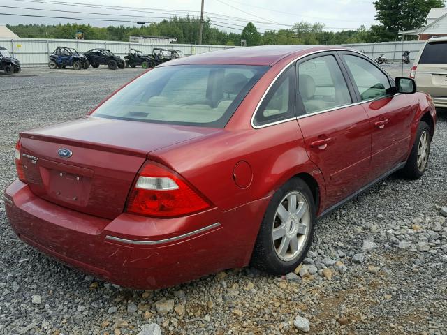 1FAFP26125G179793 - 2005 FORD FIVE HUNDR RED photo 4