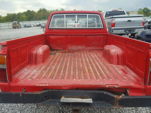 JT4RN55D7G0201258 - 1986 TOYOTA PICKUP 1/2 RED photo 6